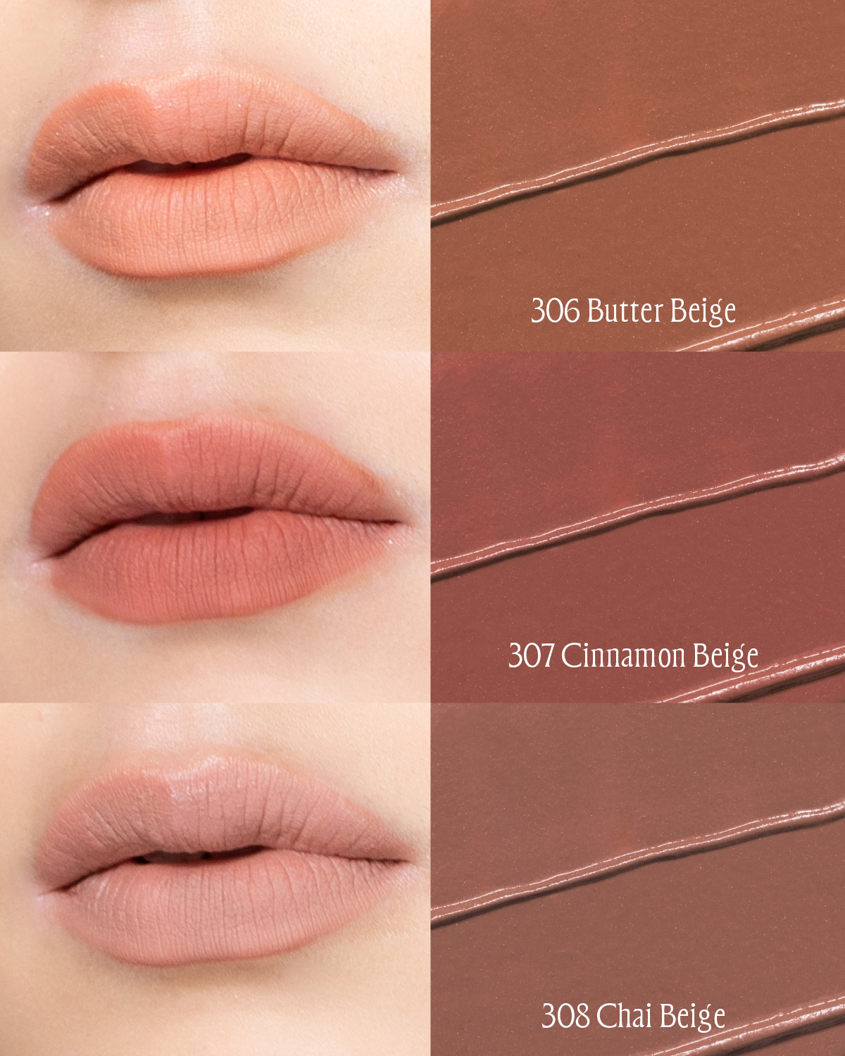 bobe マットリキッドルージュ 308 CHAI BEIGE